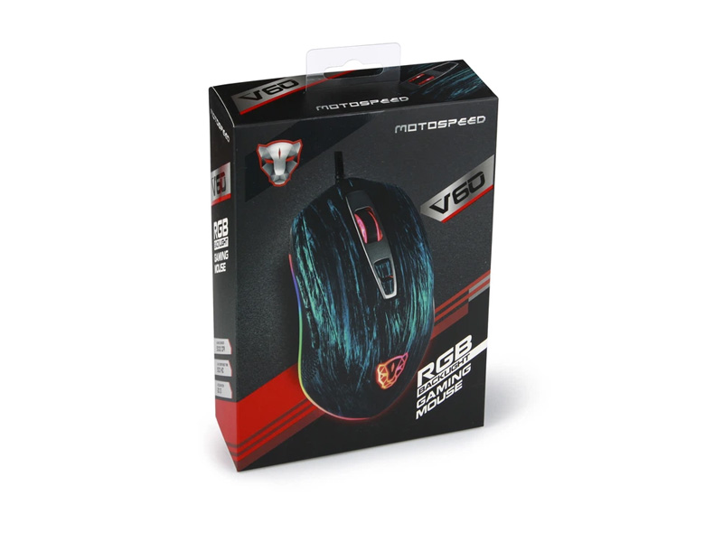 Motospeed V60 RGB Kablolu Oyuncu Mouse